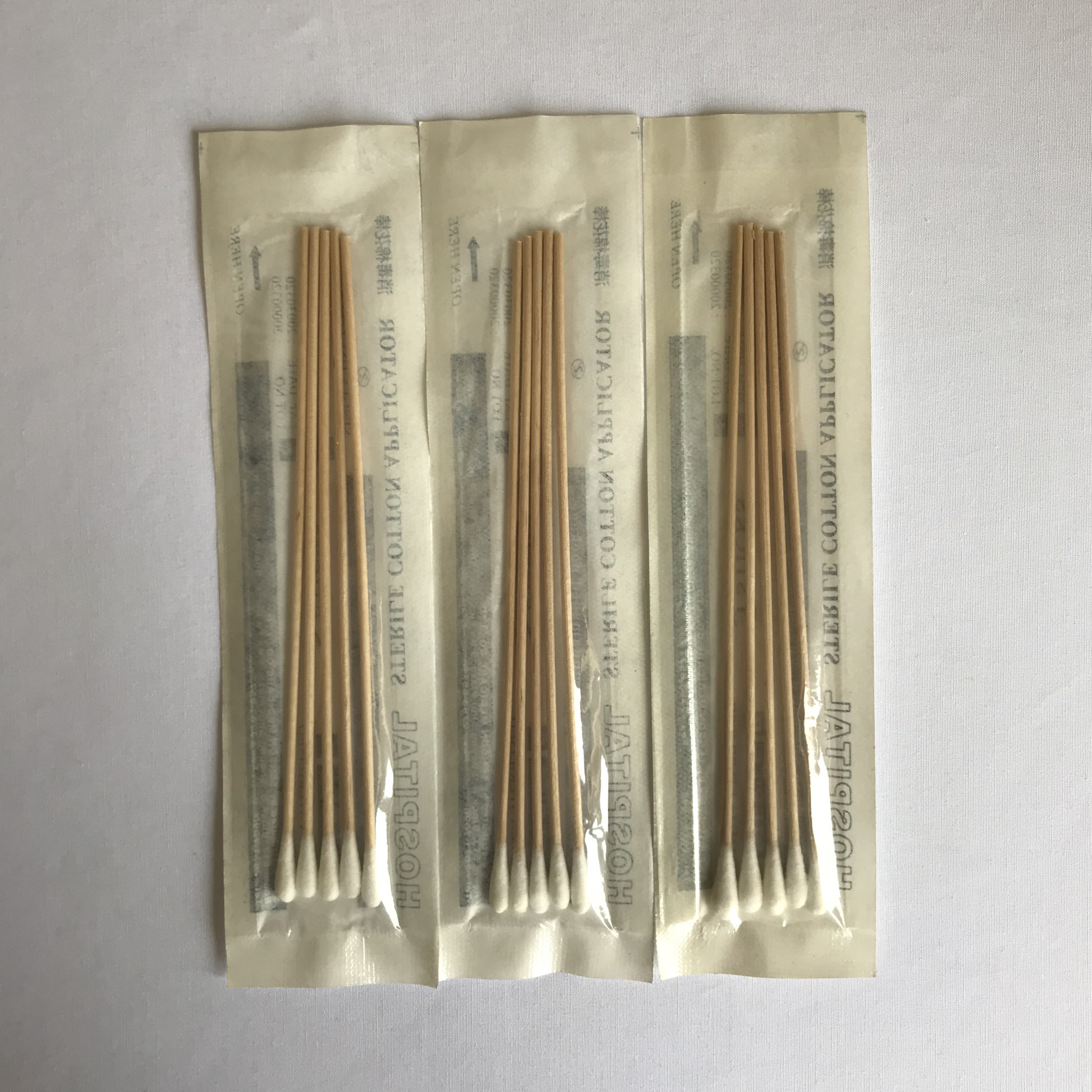 Disposable cotton swab